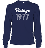 1977 Retro Vintage Birth Year Blast Unisex Long Sleeve Classic Tee