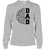 Cheer Dad With Pom Pom Unisex Long Sleeve Classic Tee
