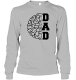 Cheer Dad With Pom Pom Unisex Long Sleeve Classic Tee