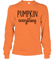 Pumpkin Everything Shirt – Embrace the Fall Flavor Unisex Long Sleeve Classic Tee