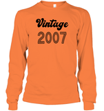 2007 Retro Vintage Birth Year Blast Unisex Long Sleeve Classic Tee