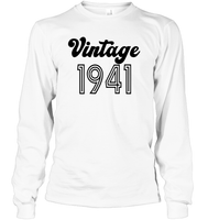 1941 Retro Vintage Birth Year Blast Unisex Long Sleeve Classic Tee
