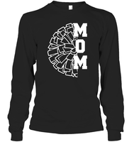 Cheer Mom With Pom Pom Unisex Long Sleeve Classic Tee
