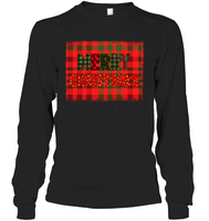 Merry Christmas Shirt  With Plaid For Women