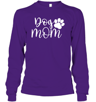 Dog Mom Pet Shirt Unisex Long Sleeve Classic Tee