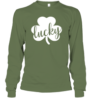 Lucky St Patrick's Day Shirt Unisex Long Sleeve Classic Tee