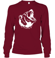 Angry Bear Shirt Unisex Long Sleeve Classic Tee