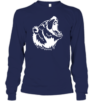 Angry Bear Shirt Unisex Long Sleeve Classic Tee