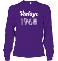 1968 Retro Vintage Birth Year Blast Unisex Long Sleeve Classic Tee