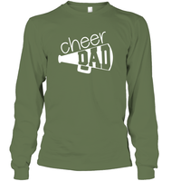 Cheer Dad With Megaphone Unisex Long Sleeve Classic Tee