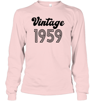 1959 Retro Vintage Birth Year Blast Unisex Long Sleeve Classic Tee