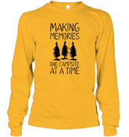 Making Memories One Campsite At A Time Unisex Long Sleeve Classic Tee