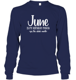 June Birthday Month Unisex Long Sleeve Classic Tee
