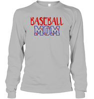 Baseball Mom Shirt, Long Sleeve, Hoodie, and Sweatshirt With Baseball Stripes