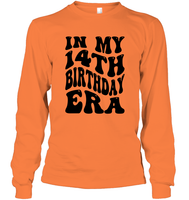 In My 14th Birthday Era Birthday Shirt Unisex Long Sleeve Classic Tee