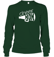 Cheer Mom With Megaphone Unisex Long Sleeve Classic Tee