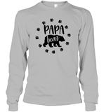 Papa Bear Family Shirt Unisex Long Sleeve Classic Tee