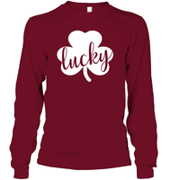 Lucky St Patrick's Day Shirt Unisex Long Sleeve Classic Tee