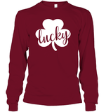 Lucky St Patrick's Day Shirt Unisex Long Sleeve Classic Tee