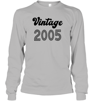 2005 Retro Vintage Birth Year Blast Unisex Long Sleeve Classic Tee