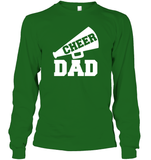 Cheer Dad With Megaphone Unisex Long Sleeve Classic Tee