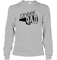 Cheer Dad With Megaphone Unisex Long Sleeve Classic Tee