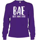 BAE Best Aunt Ever Family Shirt Unisex Long Sleeve Classic Tee