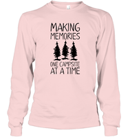Making Memories One Campsite At A Time Unisex Long Sleeve Classic Tee