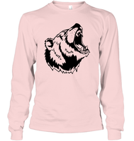 Angry Bear Shirt Unisex Long Sleeve Classic Tee