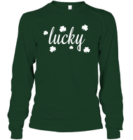 Lucky St Patrick's Day Shirt Unisex Long Sleeve Classic Tee