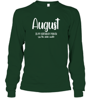 August Birthday Month Unisex Long Sleeve Classic Tee