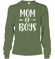 Mom Of Boys Family Shirt Unisex Long Sleeve Classic Tee