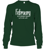 February Birthday Month Unisex Long Sleeve Classic Tee