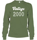 2000 Retro Vintage Birth Year Blast Unisex Long Sleeve Classic Tee