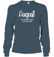 August Birthday Month Unisex Long Sleeve Classic Tee