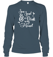 Sun Sand & A Drink In My Hand Bachelorette Shirt For Women