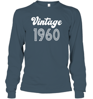 1960 Retro Vintage Birth Year Blast Unisex Long Sleeve Classic Tee