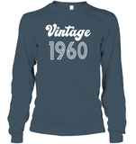 1960 Retro Vintage Birth Year Blast Unisex Long Sleeve Classic Tee
