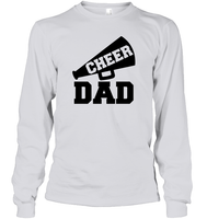 Cheer Dad With Megaphone Unisex Long Sleeve Classic Tee