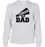 Cheer Dad With Megaphone Unisex Long Sleeve Classic Tee