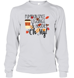 Pumpkin Spice, Leggings, & Hoodies. Oh Y'all – Fall Vibes Tee T Shirt, Long Sleeve, Hoodie, And Sweatshirt