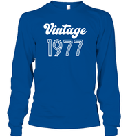 1977 Retro Vintage Birth Year Blast Unisex Long Sleeve Classic Tee