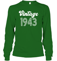 1943 Retro Vintage Birth Year Blast Unisex Long Sleeve Classic Tee