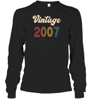 2007 Retro Vintage Birth Year Blast Unisex Shirt, Long Sleeve, Hoodie, Sweatshirt