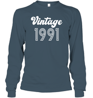 1991 Retro Vintage Birth Year Blast Unisex Long Sleeve Classic Tee