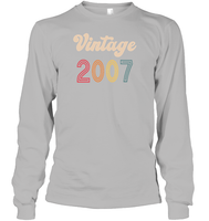 2007 Retro Vintage Birth Year Blast Unisex Shirt, Long Sleeve, Hoodie, Sweatshirt