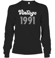 1991 Retro Vintage Birth Year Blast Unisex Long Sleeve Classic Tee