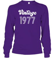 1977 Retro Vintage Birth Year Blast Unisex Long Sleeve Classic Tee