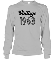 1963 Retro Vintage Birth Year Blast Unisex Long Sleeve Classic Tee