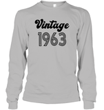 1963 Retro Vintage Birth Year Blast Unisex Long Sleeve Classic Tee